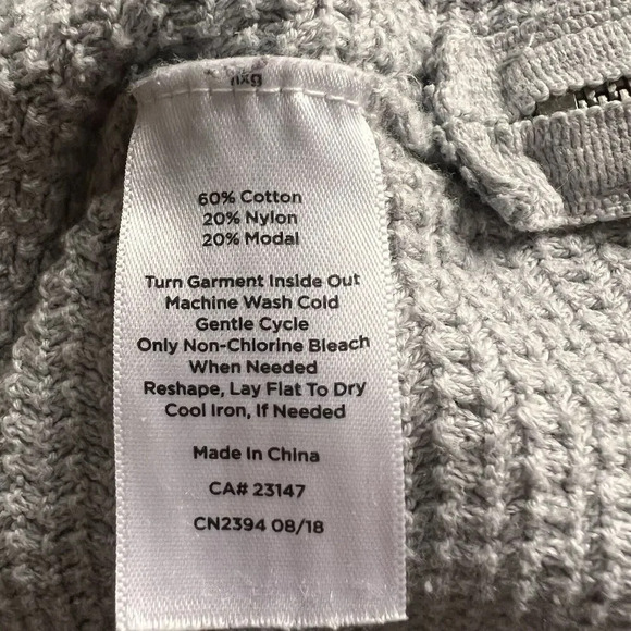 T by Talbots Womens Striped Textured Knitted Sweater Side Zippers Offices XS - Picture 9 of 9